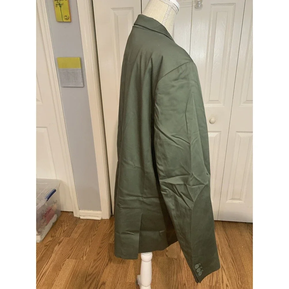 Structure Green 90’s Safari Field Jacket Style Blazer Sportcoat Jacket Mens XL